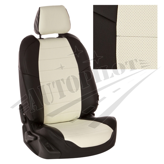 Чехлы Автопилот FORD Focus 2 (Comfort) sd/hb/wag c 05-11г (Аригон) черный/белый